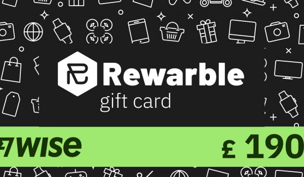 REWARBLE Wise Gift Card 190 GBP