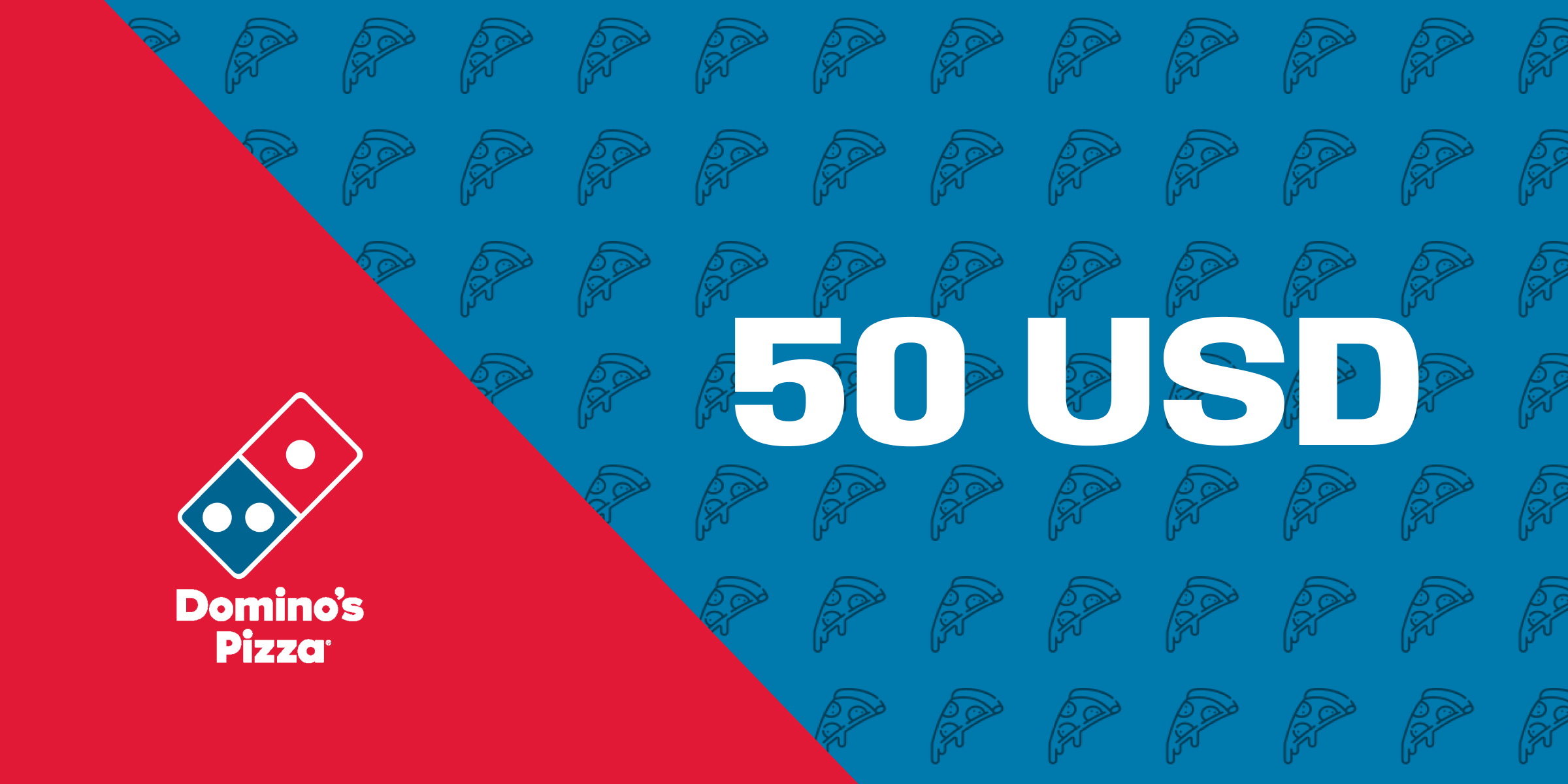 Dominos Pizza Gift Card 50 USD