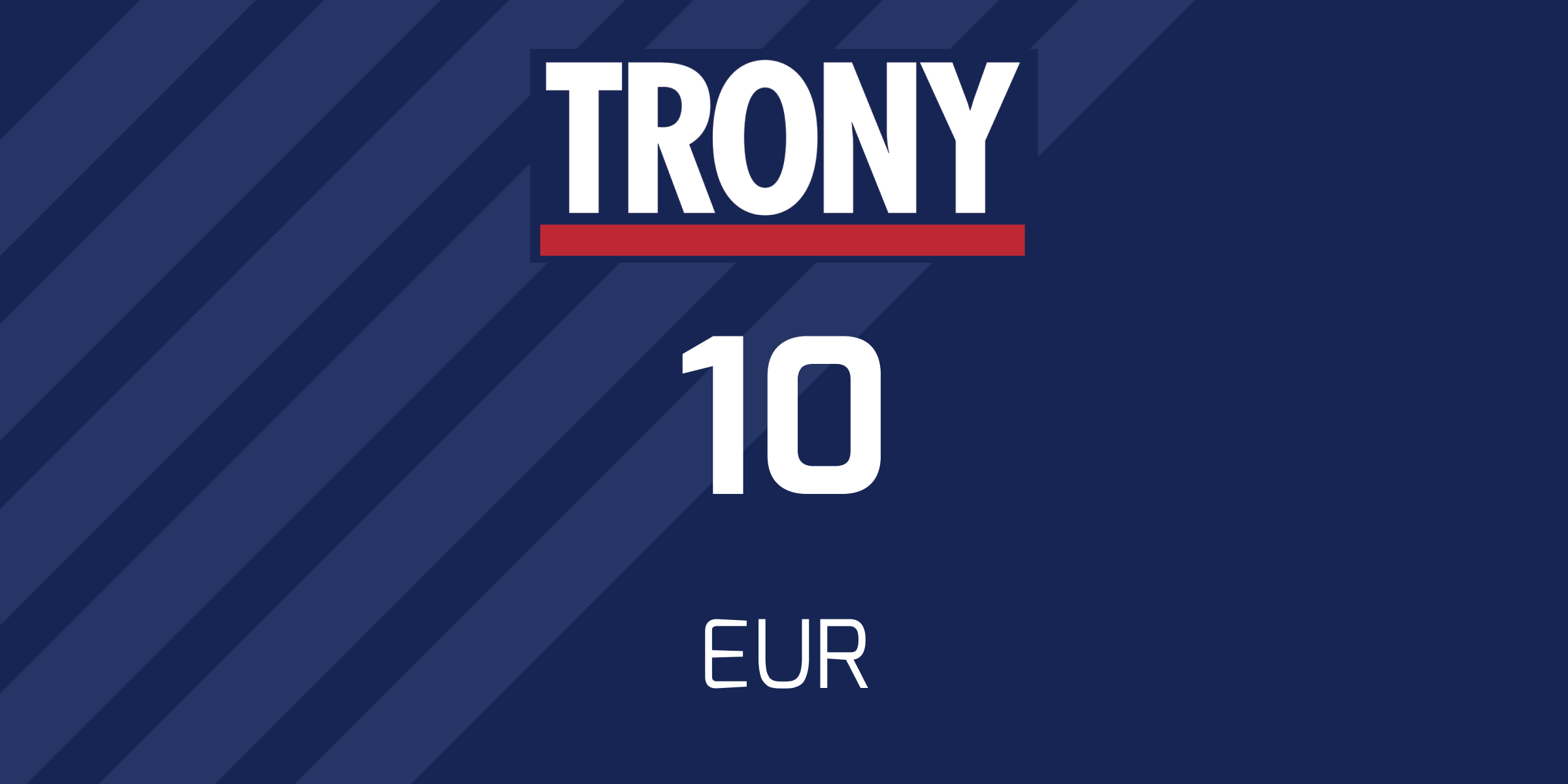 Trony Gift Card 10 EUR