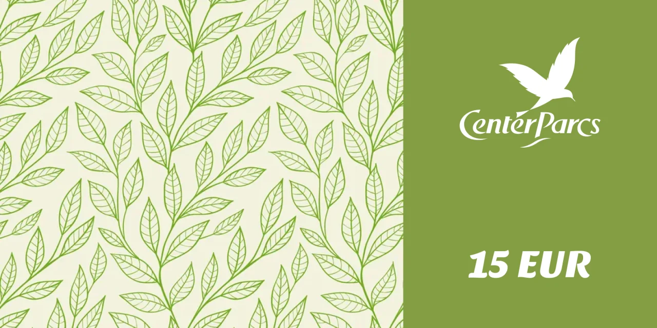Center Parcs Gift Card 15 EUR
