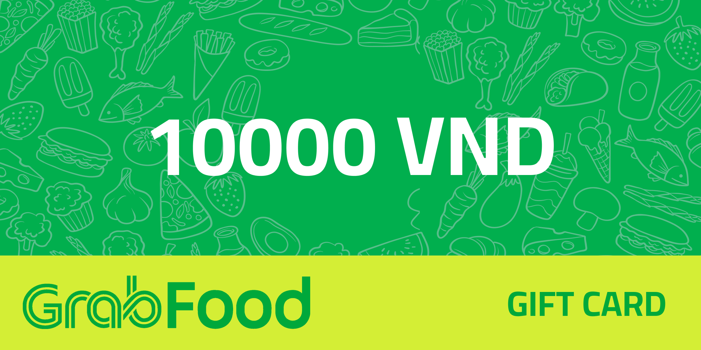 GrabFood Gift Card 10000 VND