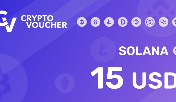 Crypto Voucher Solana 15 USD