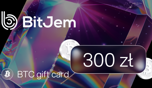 BitJem Bitcoin Gift Card 300 PLN