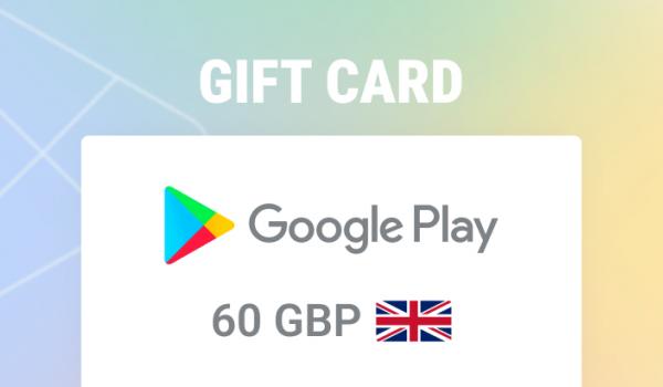 Google Play Gift Card 60 GBP