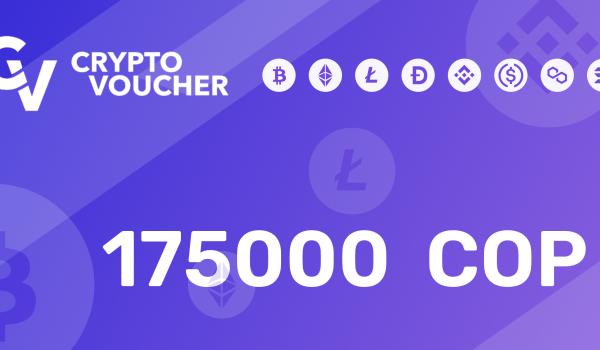 Crypto Voucher Gift Card 175000 COP