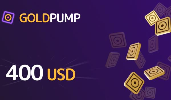 GoldPump Gift Card 400 USD