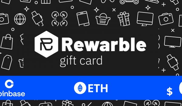 Rewarble Coinbase Gift Card ETH 6 USD