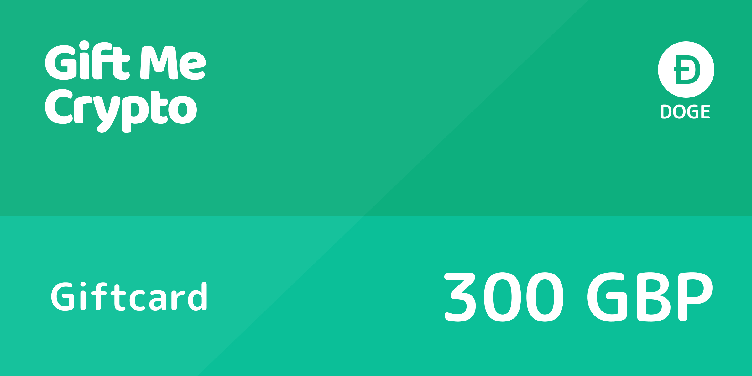 Gift Me Crypto Gift Card DOGE 300 GBP