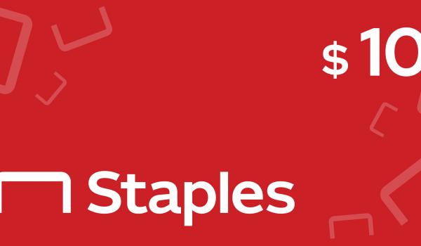 Staples Gift Card 10 USD