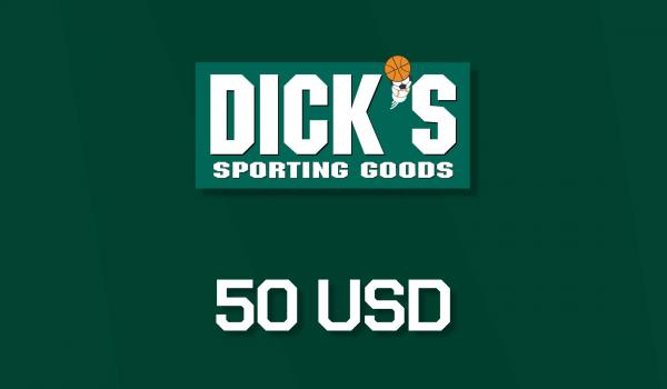 Dicks Sporting Goods Gift Card 50 USD