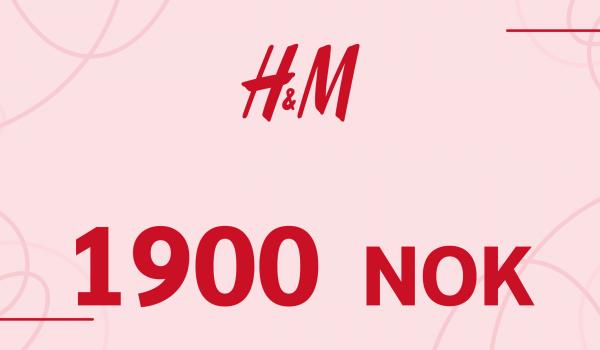 H and M Gift Card 1900 NOK