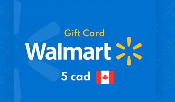 Walmart Gift Card 5 CAD
