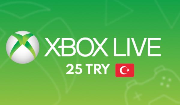 XBOX Live Gift Card 25 TRY