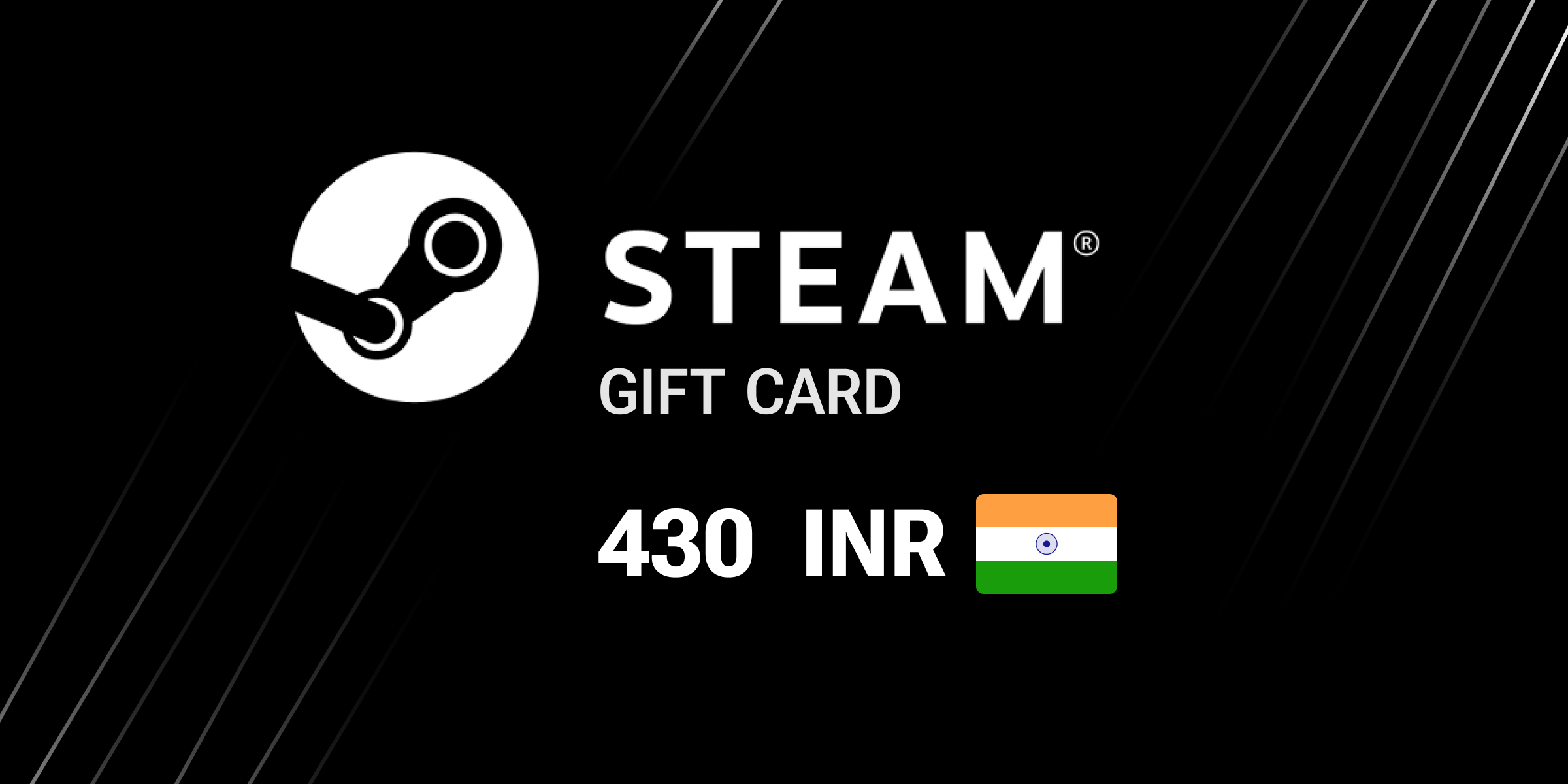 Steam Gift Card 430 INR