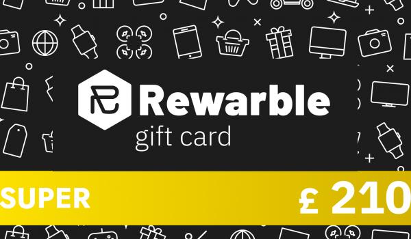 Rewarble Super Gift Card 210 GBP