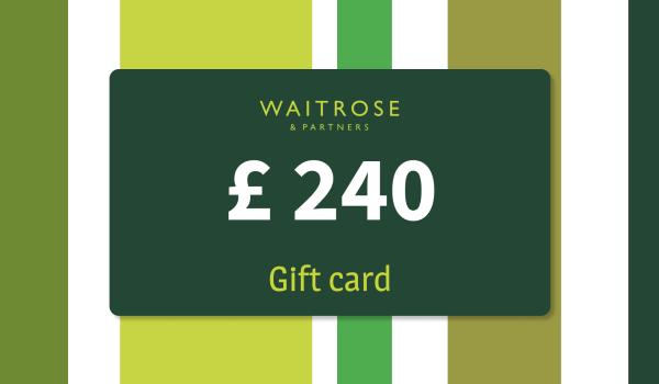 Waitrose Gift Card 240 GBP