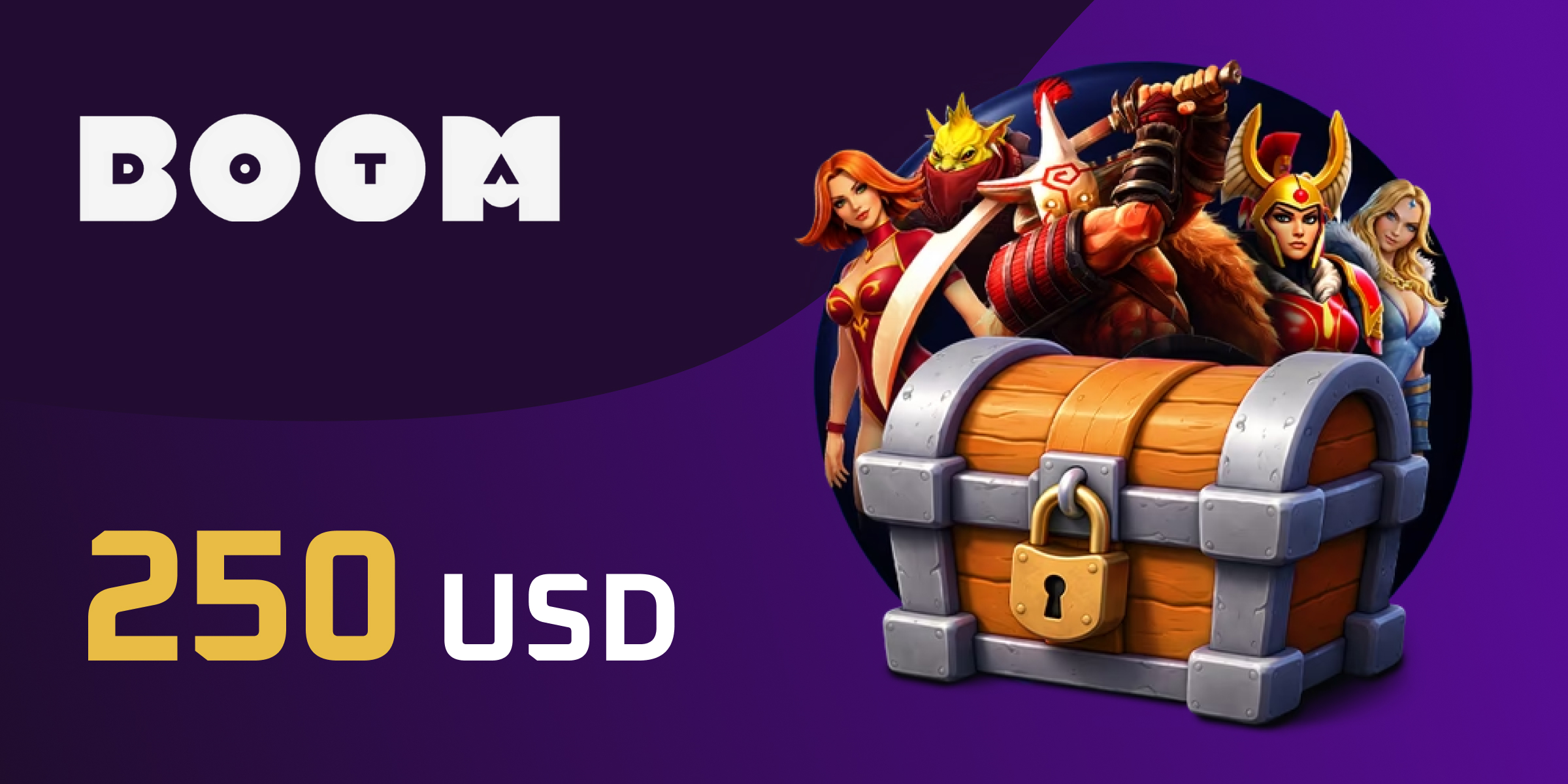 DOTABOOM GG Gift Card 250 USD