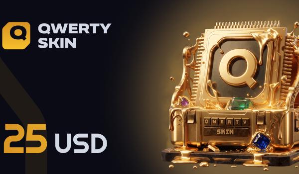 qwerty skin Gift Card 25 USD