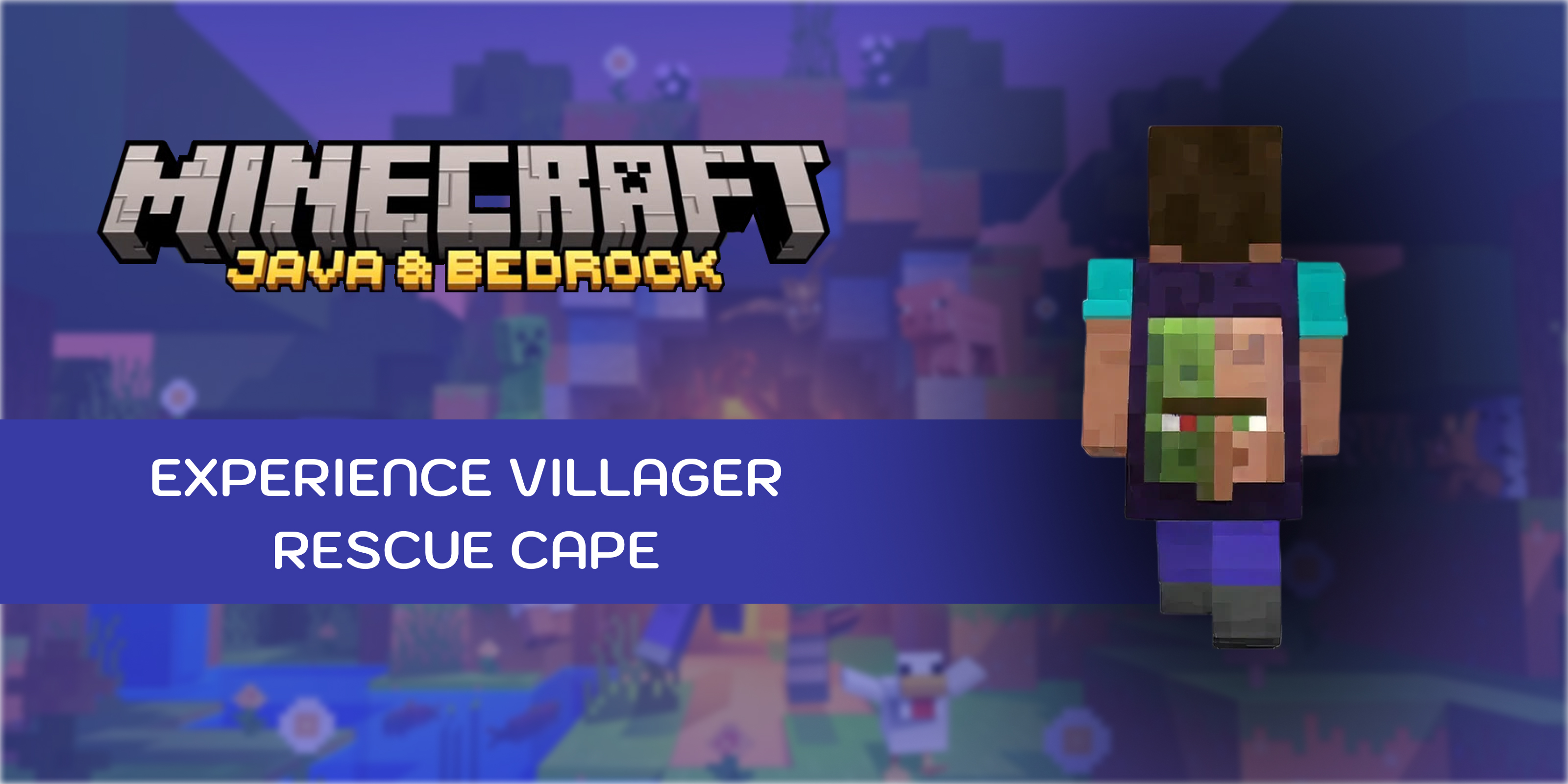 Minecraft Experience Villager Rescue Cape (PC)