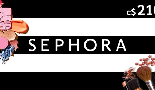 Sephora Gift Card 210 CAD