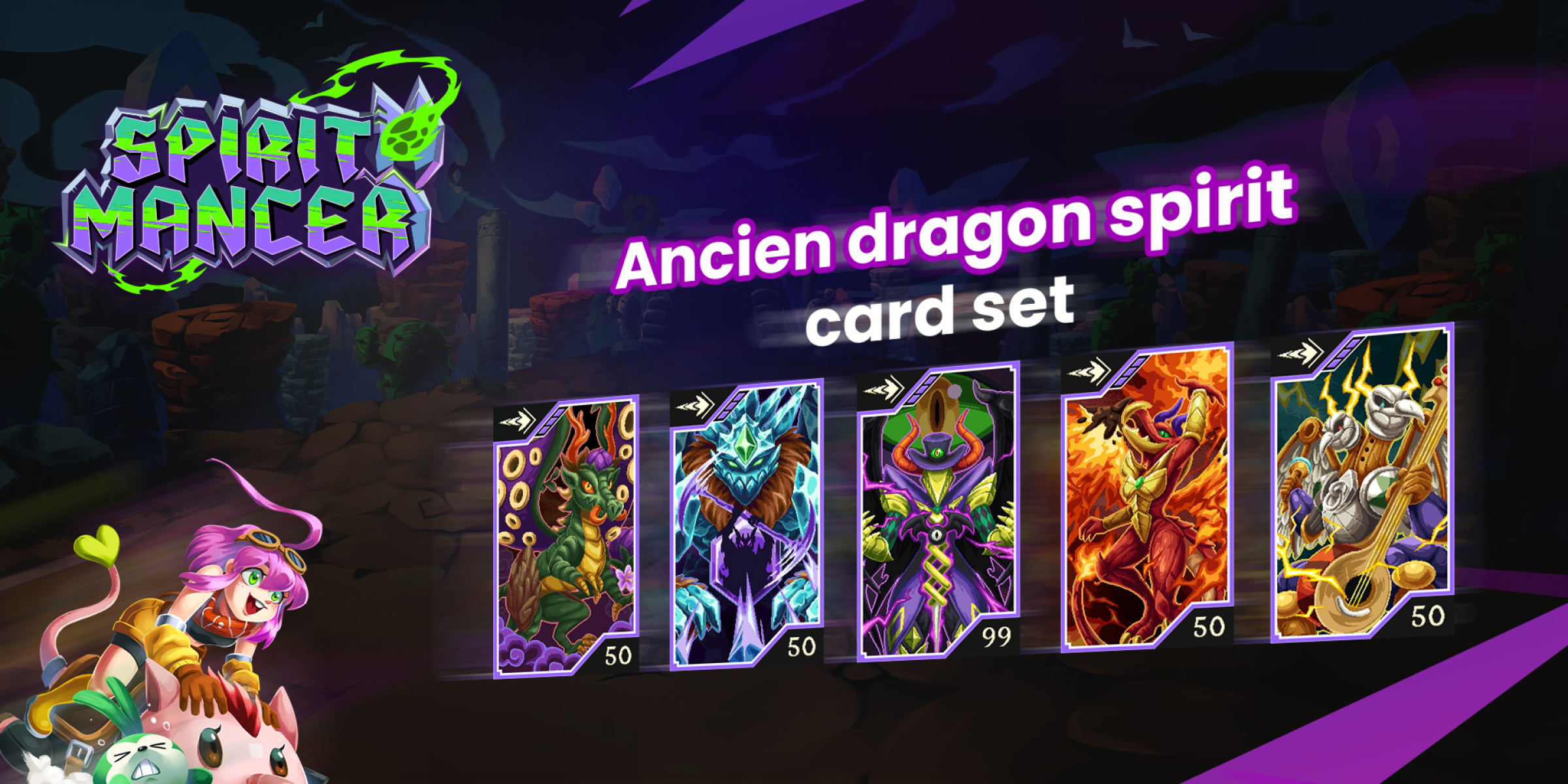 Spirit Mancer Ancient Dragon Spirit Card Set (PC)