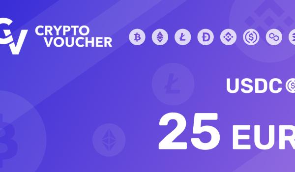 Crypto Voucher USDC 25 EUR