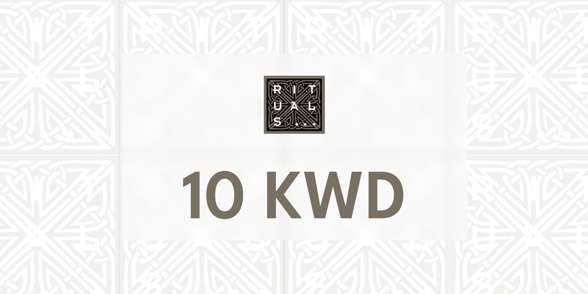 Rituals Gift Card 10 KWD