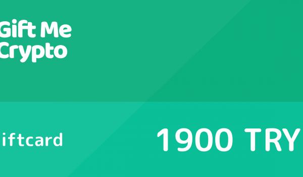 Gift Me Crypto Gift Card 1900 TRY