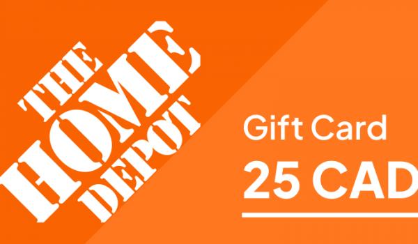 The Home Depot Gift Card 25 CAD