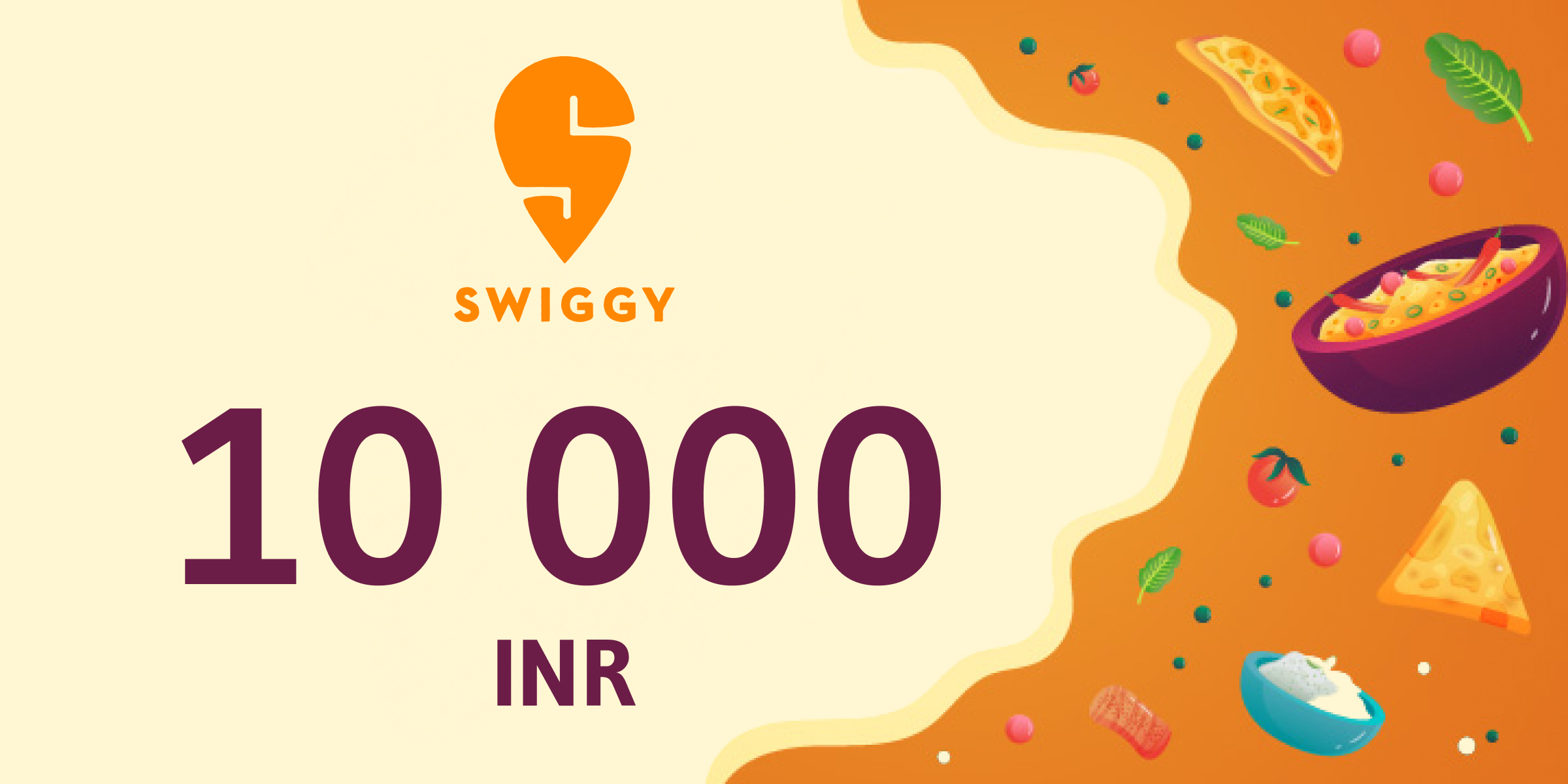 Swiggy Gift Card 10 000 INR