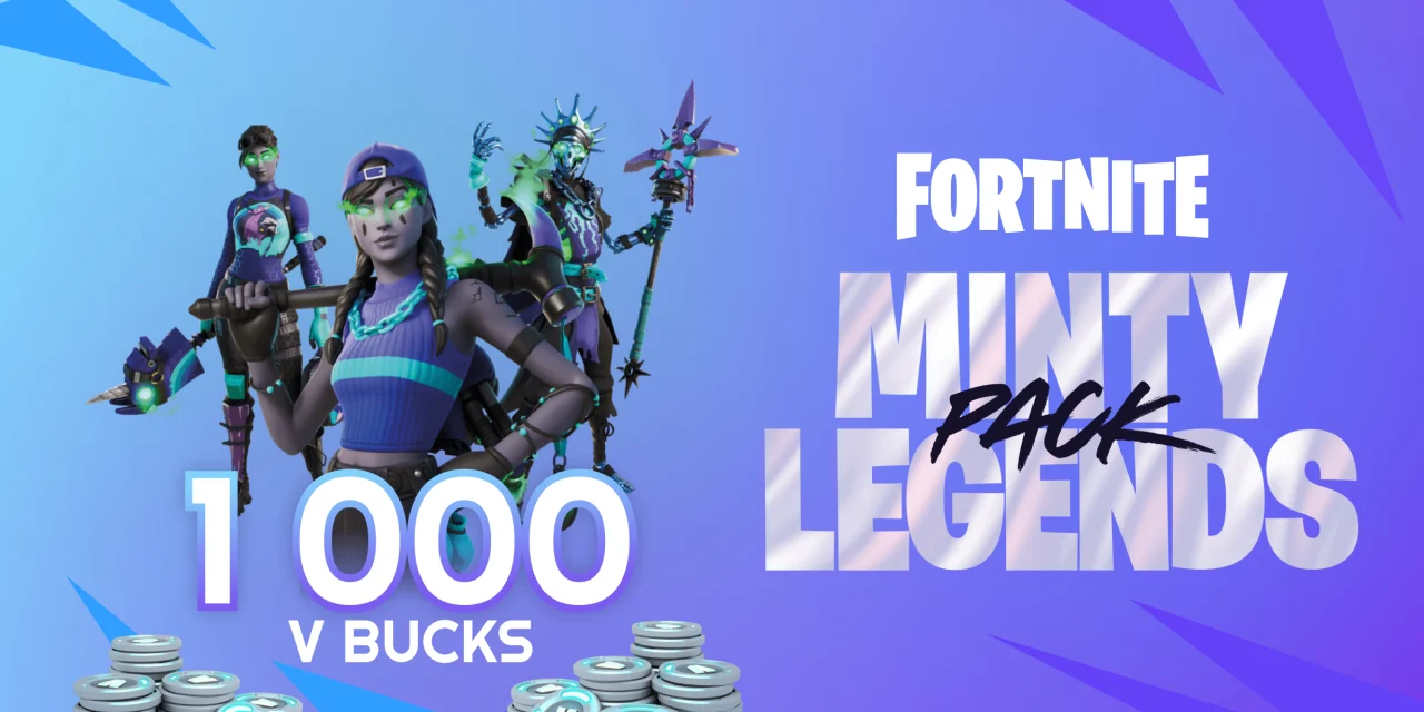 Fortnite Minty Legends Pack 1 000 V Bucks (PS5)