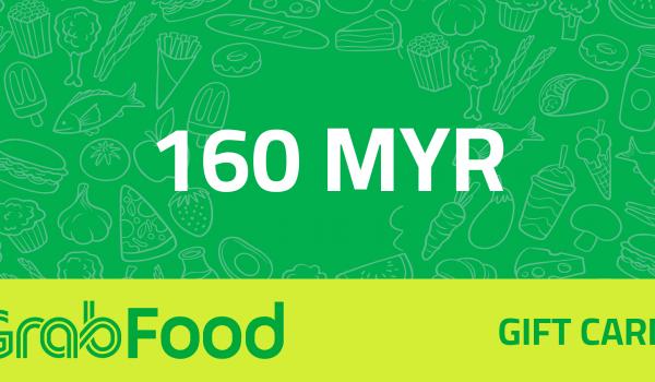 GrabFood Gift Card 160 MYR