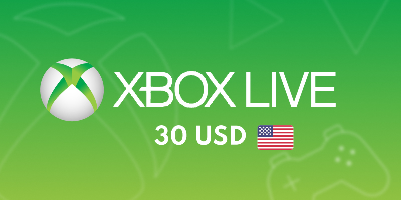 XBOX Live Gift Card 30 USD