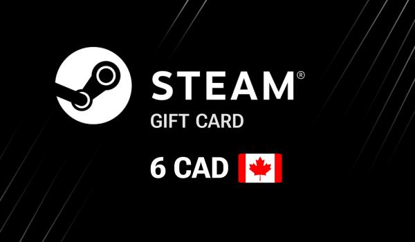 Steam Gift Card 6 CAD