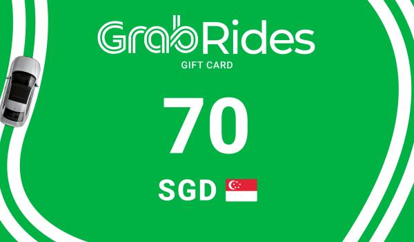 Grab Rides Gift Card 70 SGD