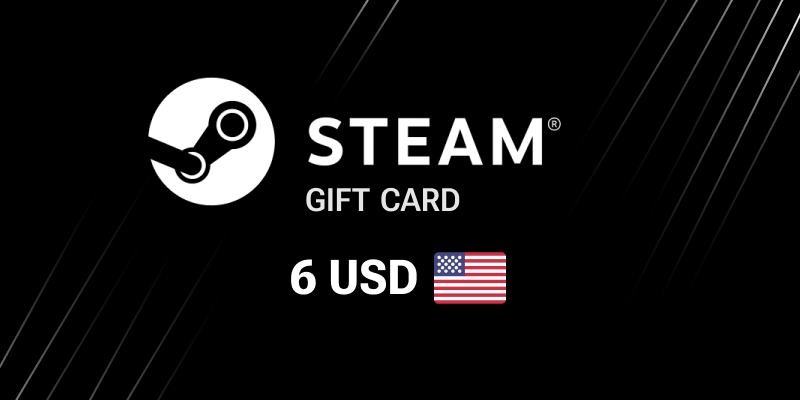 Steam Gift Card 6 USD