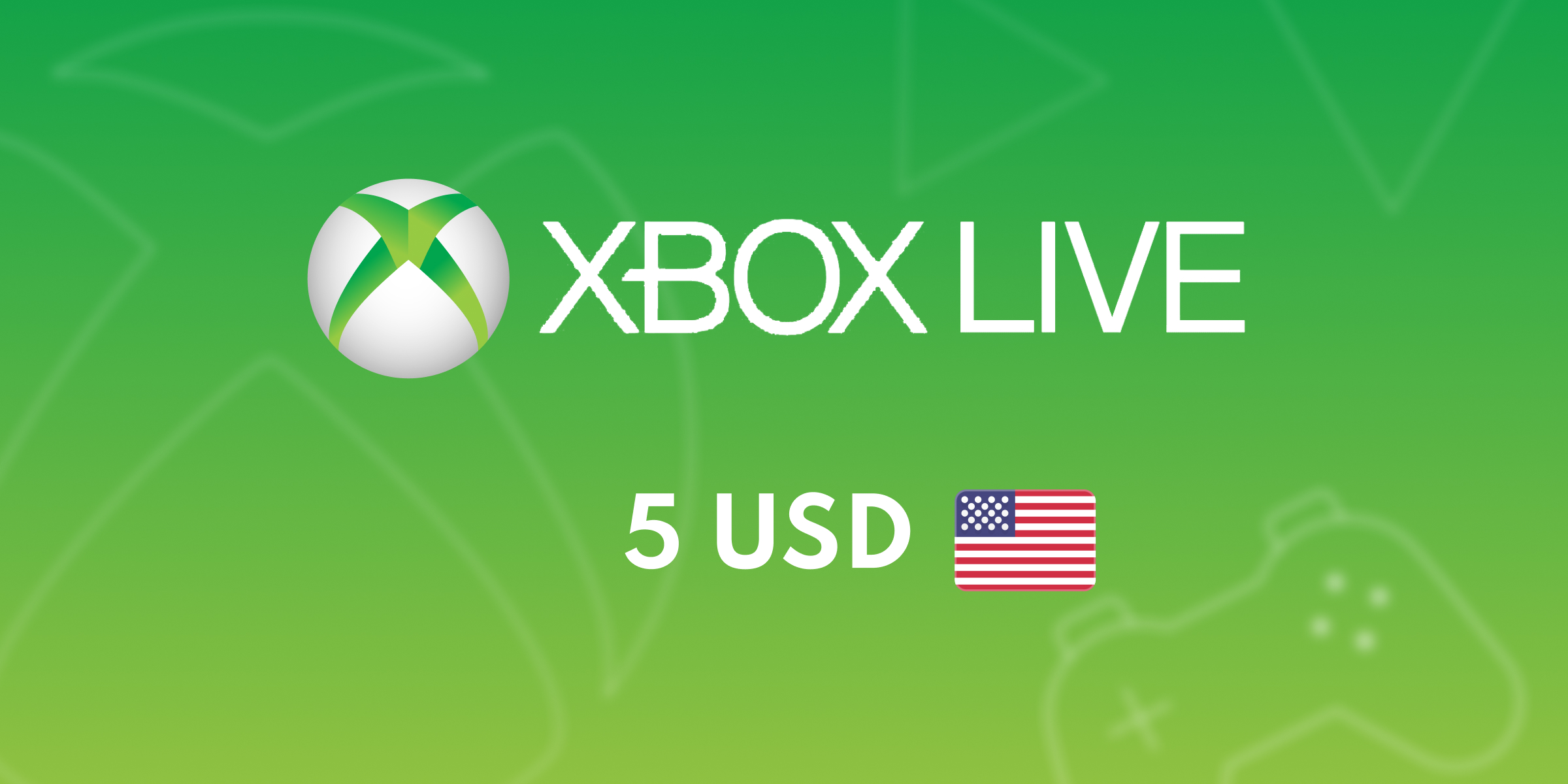 XBOX Live Gift Card 5 USD