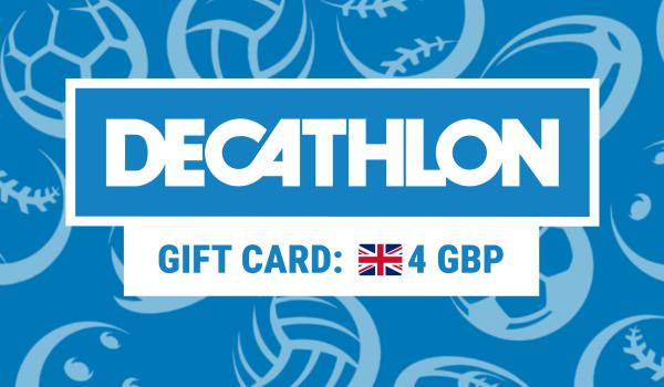 Decathlon Gift Card 4 GBP