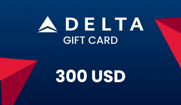 Delta Air Lines Gift Card 300 USD