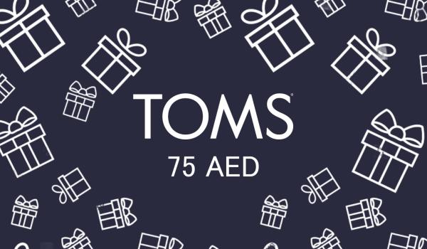 TOMS Gift Card 75 AED