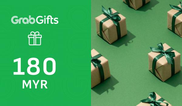 GrabGifts Gift Card 180 MYR