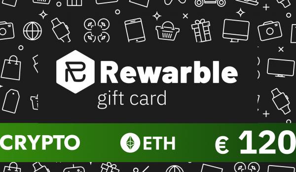 Rewarble Crypto Gift Card ETH 120 EUR