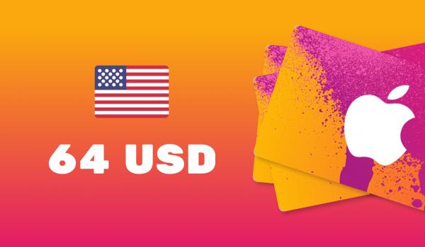 Apple iTunes Gift Card 64 USD