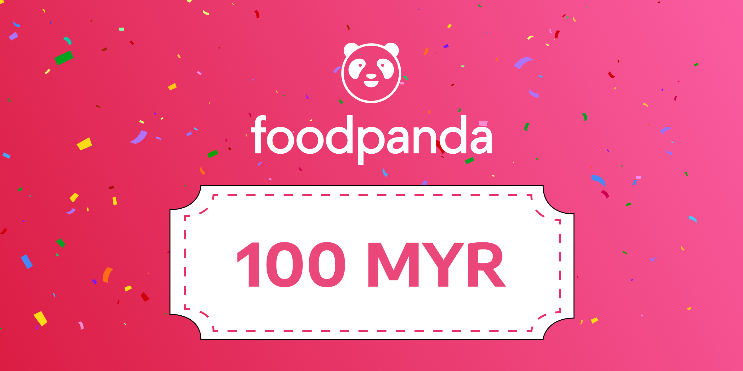 Food Panda Gift Card 100 MYR