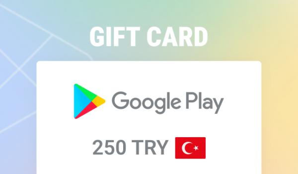 Google Play Gift Card 250 TRY