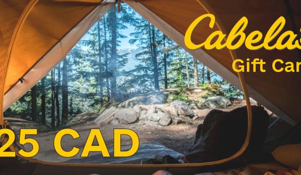 Cabelas Gift Card 25 CAD