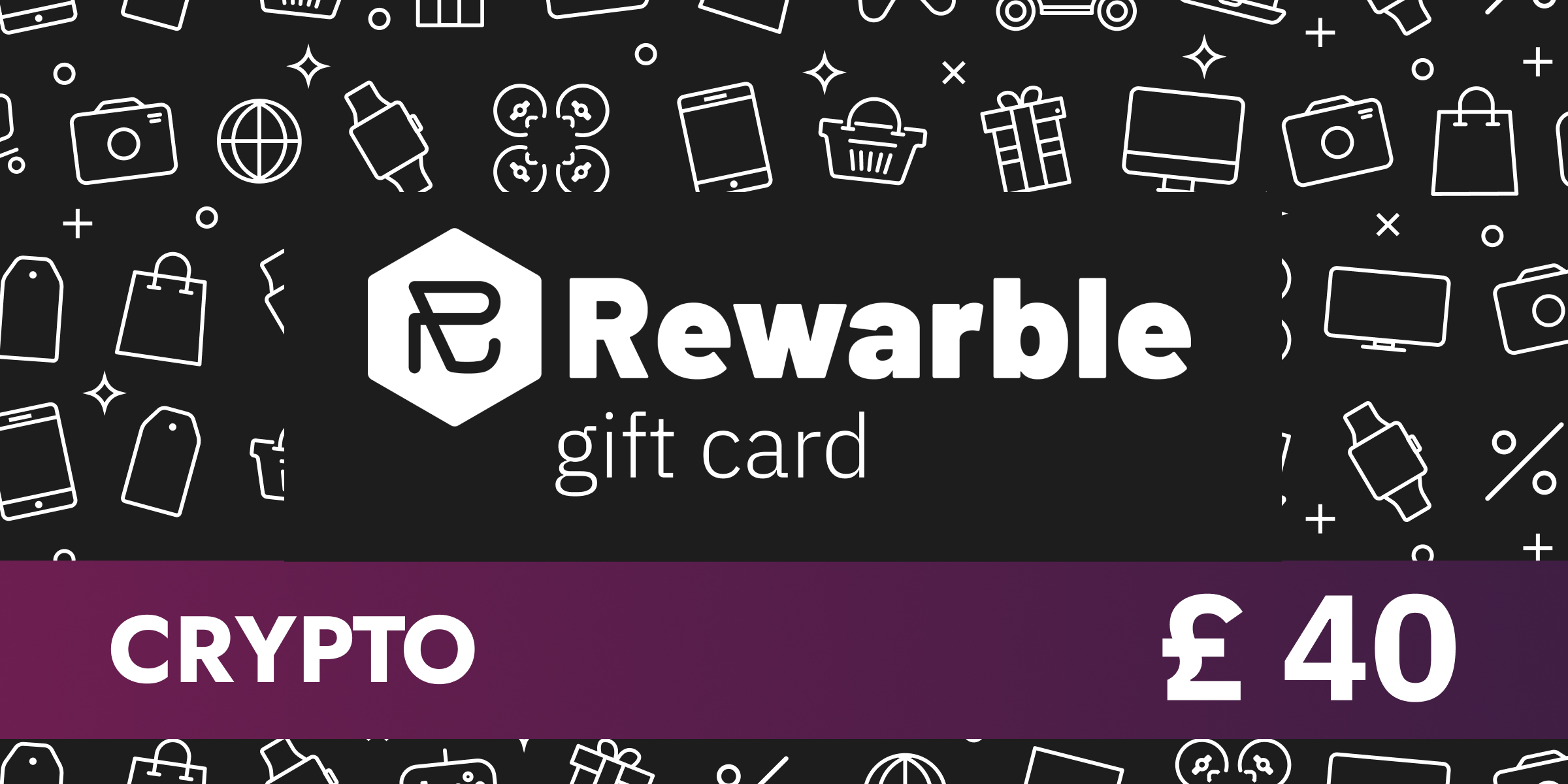 Rewarble Crypto Gift Card 40 GBP