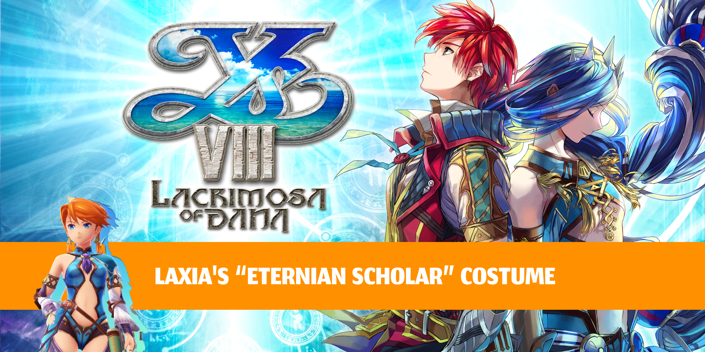 Ys VIII Lacrimosa of DANA Laxias Eternian Scholar Costume DLC (PC)