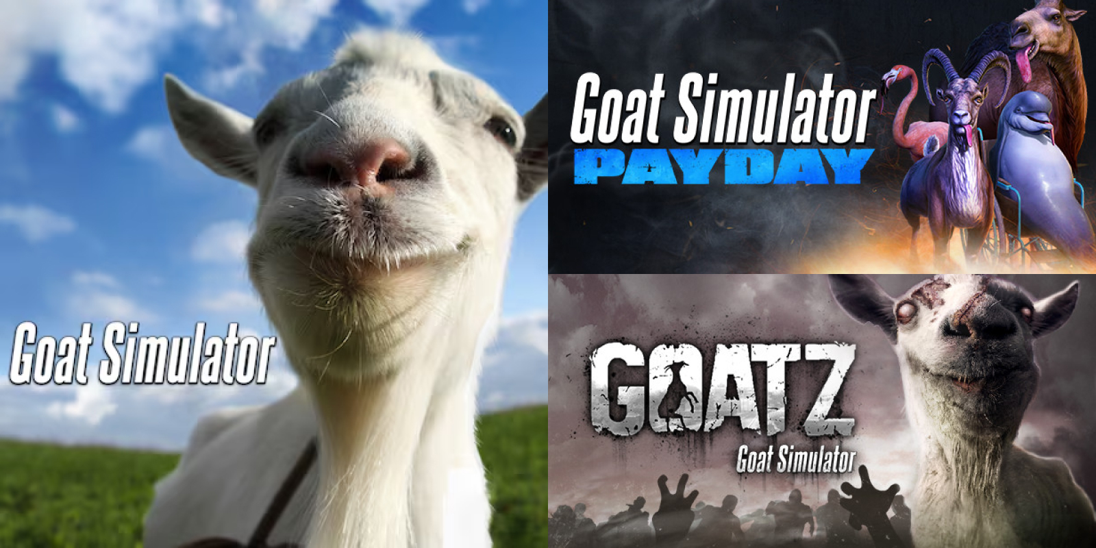 Goat Simulator plus Goat Simulator PAYDAY plus GoatZ (PC)