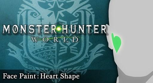 Monster Hunter World Face Paint Heart Shape DLC (PC)